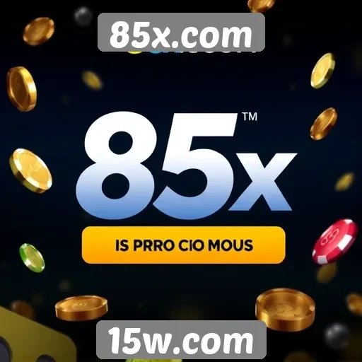 Promoções e bônus oferecidos no 85x.com
